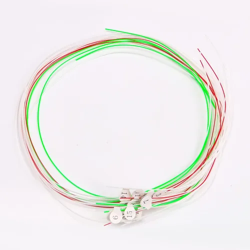 Vista 2 de Lovermusic Juego de 16 cuerdas multicolor para accesorios de piano (nailon 16 cuerdas)