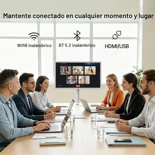Vista 5 de HORION Smart TV portátil, monitor de pantalla táctil portátil de 27
