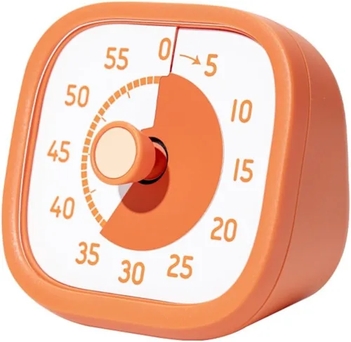 Vista 10 de Temporizador visual para niños, temporizador de tiempo, temporizador de 60 minutos para niños para aula, oficina en casa, temporizador de cuenta