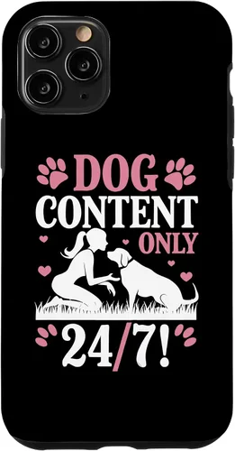 Vista 29 de Dog Content Only 24 7 Dog Mom Puppy Lover Hearts Case for iPhone 17