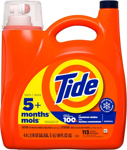 Vista 42 de Tide Detergente líquido para ropa, aroma Clean Breeze, 48 cargas, 60 onzas líquidas, funciona en el 100% de las manchas comunes
