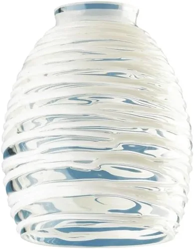 Vista 4 de Westinghouse Lighting Corp, pantalla de vidrio transparente con diseño de cuerda blanca