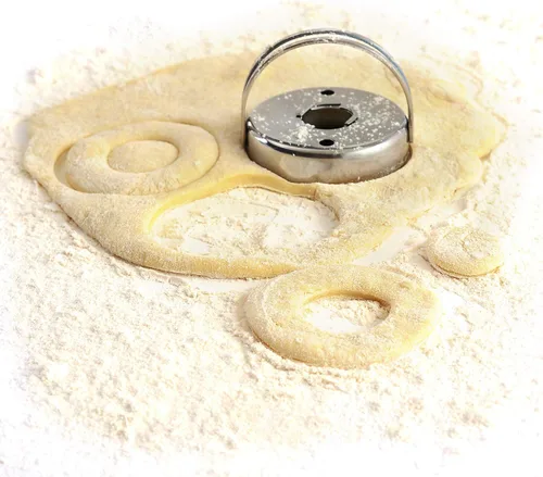 Vista 3 de Norpro Cortador de rosquilla/galleta/galleta de acero inoxidable con centro extraíble de 2.75 pulgadas/2.8 in