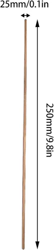 Vista 3 de Varilla de soldadura de cobre, autofósforo de cobre de fósforo, varilla de soldadura redonda de baja temperatura, consumibles de soldadura de fusión