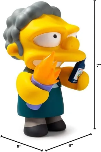 Vista 10 de Kidrobot Los Simpsons Flaming Moe - Figura mediana estándar