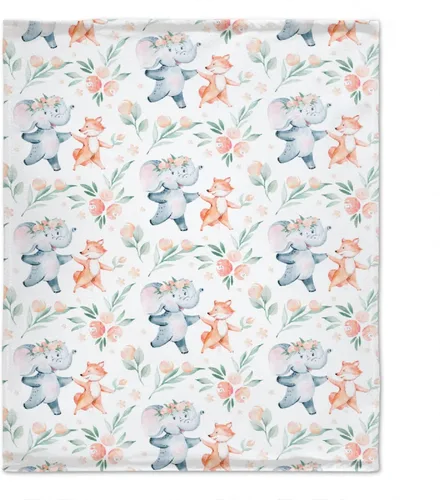 Vista 19 de Bonita manta de franela de elefante, ultra suave y acogedora, manta de forro polar ligera y mullida, manta de felpa cálida para sofá, cama, 30 x 40
