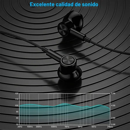 Vista 5 de Auriculares magnéticos de 0.1 in con aislamiento de ruido en la oreja con Negro