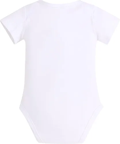 Vista 3 de IDOPIP Traje de bebé niño para 1er y 2 cumpleaños con corbatín y tirantes, pantalones cortos con diadema para fiesta de fotos