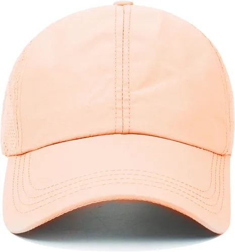 Vista 3 de HGGE Gorra de béisbol para mujer, con diseño de cola de caballo cruzada, ajustable, de secado rápido