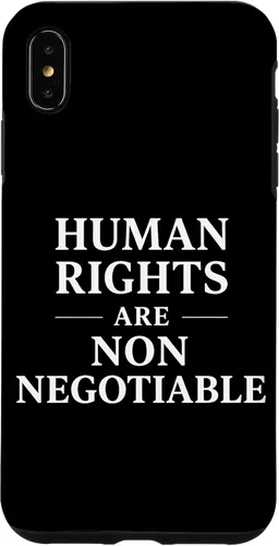 Vista 11 de Human Rights are Non Negotiable Social Justice & Equality Case for iPhone XR