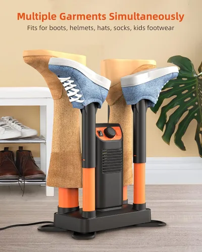 Vista 4 de xasla Boot Dryer Shoe Dryer, Glove Dryer & Boot Warmer with Heat Blower, Quick Drying for Work Boots, Ski Boots
