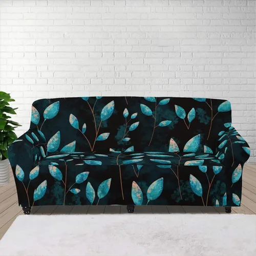Vista 59 de ZOUTAIRONG Fundas elásticas para sofá con estampado de ramas de camuflaje 3D para sofá, funda para muebles de un solo cojín, decoración del hogar u