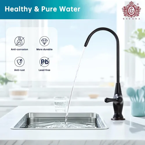 Vista 3 de Grifo de agua potable para fregadero, sistema de filtro de agua para fregadero, adecuado para la mayoría de sistemas de ósmosis inversa o filtración