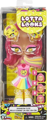 Vista 4 de Lotta Looks Rainbow Cute Mood Pack con piezas Plug/Play, Multi (GGR25)