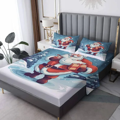 Vista 27 de Sábanas japonesas tamaño Queen – Sábanas de cama de estilo asiático, microfibra suave, bolsillo profundo, sábanas y fundas de almohada estampadas