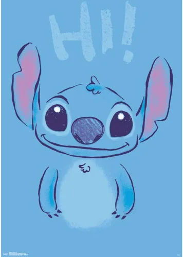 Vista 20 de Trends International Disney Lilo and Stitch - Póster de pared Hi Wall, 14.725 x 22.375 pulgadas, versión enmarcada de madera de granero