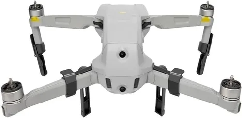 Vista 4 de Tren de aterrizaje plegable elevar las piernas de aterrizaje soporte pies protector de extensión protector de pierna para Mavic Air 2 Drone