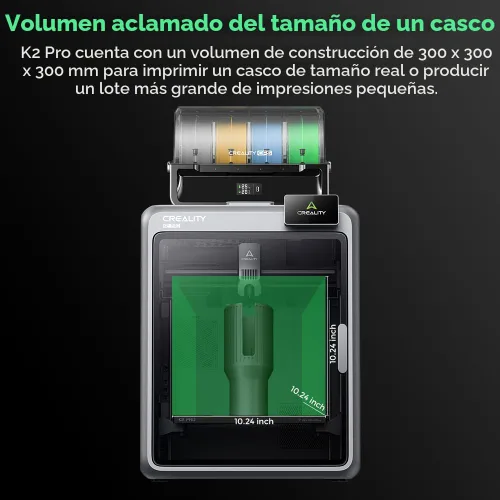 Vista 5 de Impresora 3D combinada oficial Creality K2 Impresoras 3D multicolor con CFS