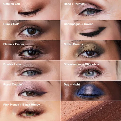 Vista 4 de Clinique High Impact Shadow Play Shadow + Definer Eyeliner + Eyeshadow Crease Proof, Water Resistant + Safe For Sensitive Eyes Miel Negra/Miel
