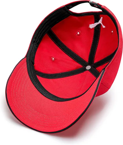 Vista 4 de Scuderia Ferrari - Sombrero Clásico - Unisex Embroidered logo, Scudetto shield logo on crown, Contrast sandwich peak, Rear strap with metal clasp