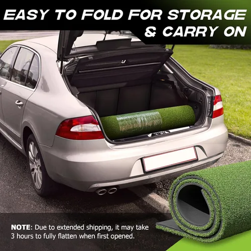 Vista 3 de Bltend Golf Mat: 5x4ft & 5x5ft Heavy-Duty Golf Hitting Mats Practice Outdoor/Indoor, Elite Dense Artificial Turf Matt Training Aid for