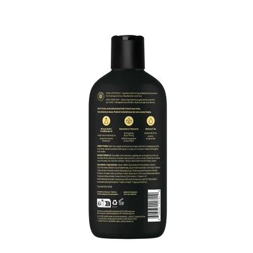 Vista 8 de ATTITUDE Champú y acondicionador 2 en 1 para hombres, voluminizador para cabello fino, con romero y proteína de arroz, 97% ingredientes de origen