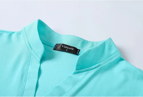 Vista 3 de Polo de golf sin mangas para mujer, camisetas deportivas ligeras para tenis
