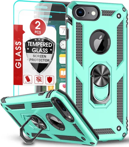 Vista 256 de LeYi Funda para Samsung Galaxy A05 (no compatible con A05S) con protector de pantalla y protector de lente de cámara, funda resistente de grado Negro
