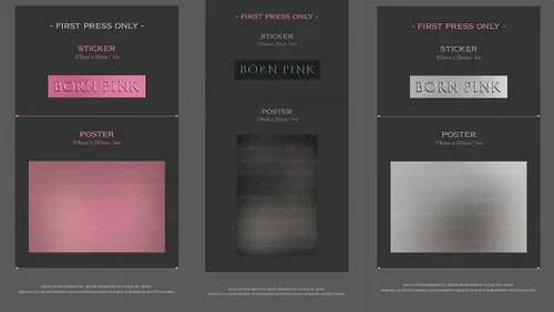 Vista 6 de BLACKPINK - BORN PINK BOX SET ver. 2nd Album+Folded Poster (PINK ver.)