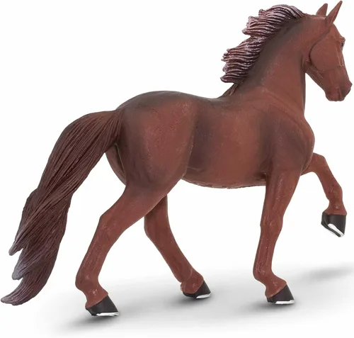 Vista 6 de Safari Ltd. Figura de caballo caminante de Tennessee – Figura realista de 5.25 pulgadas – Juguete educativo para niños, niñas y niños a partir de 3