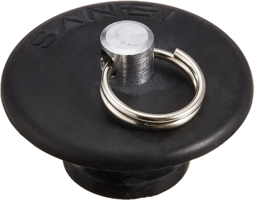 Vista 5 de SANEI H27F-37 Tapón de goma para autobús tipo W Diámetro de drenaje 1.3-1.5 pulgadas (1.339-1.457 in) Tapón de agua doble sin reemplazo de vaina