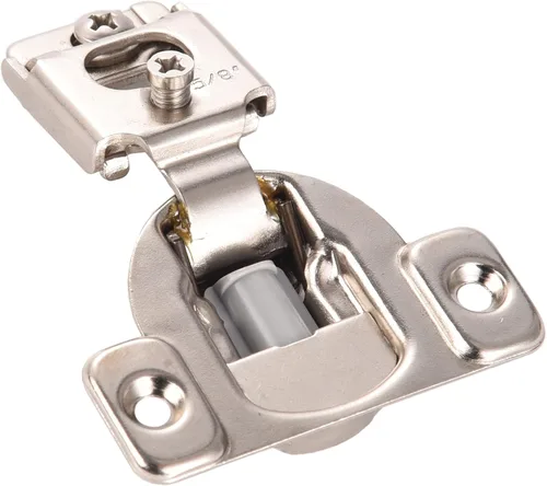 Vista 2 de East West Hardware Bisagras superpuestas para puerta de gabinete de cierre suave de 5/8 pulgadas, compactas de cierre suave (paquete de 1)