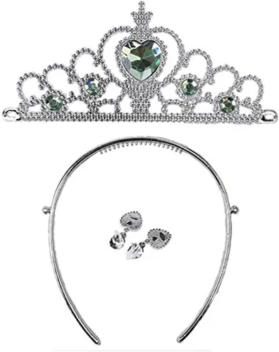 Vista 6 de Orgrimmar Accesorios de vestir de princesa con tiara corona y varita para regalos para niños y niñas