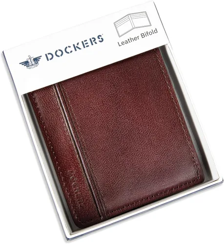 Vista 27 de Dockers Mens piel Capacidad extra Slimfold Bifold Wallet