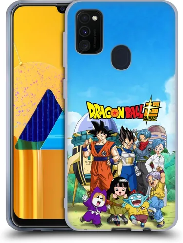 Vista 54 de Head Case Designs Funda de gel con licencia oficial de Dragon Ball Super Group Future Trunks Arc Characters [protección de grado militar] compatible
