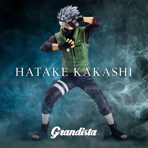 Vista 4 de Banpresto - Naruto Shippuden - Figura de Hatake Kakashi Grandista
