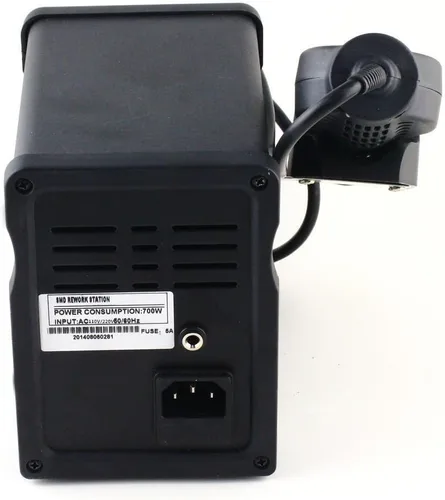 Vista 5 de 8586 AC 110V 700W 2 en 1 SMD Rework Estación de soldadura pistola de aire caliente hierro de soldadura con regalos gratis para reparación