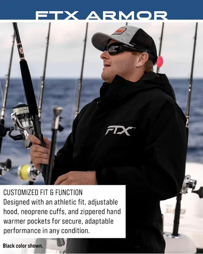 Vista 7 de [Usado] FROGG TOGGS FTX Armor Premium - Chaqueta impermeable para lluvia, pesca/pescadores para hombre