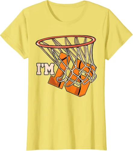 Vista 42 de Camiseta número 15 con temática de baloncesto para fiesta de cumpleaños, Negro, S