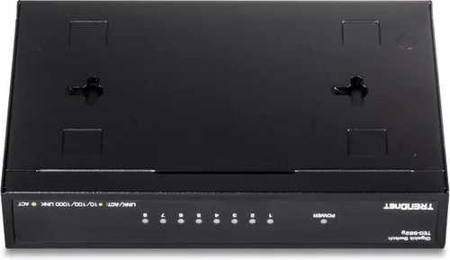 Vista 7 de Carcasa de plástico interruptor Trendnet GREENnet de Unmanaged Gigabit escritorio, Negro, 1