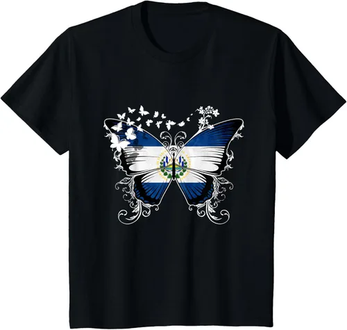 Vista 45 de Camiseta con diseño de bandera de El Salvador