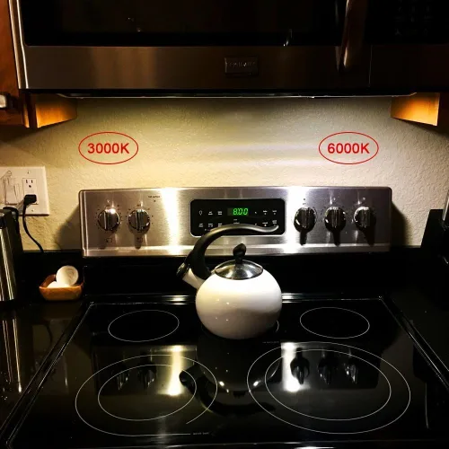Vista 5 de Bombillas LED E17 de 6 W para microondas, reemplaza la bombilla halógena de 125 V 40 W para Whirlpool GE sobre la estufa, campana extractora