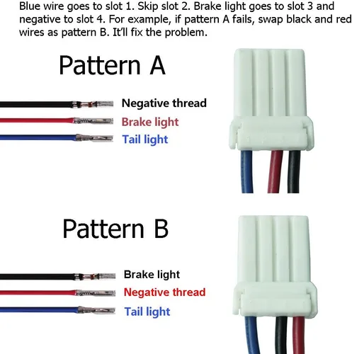 Vista 3 de NTHREEAUTO Luces traseras LED rojas para motocicleta, luces traseras de freno y funcionamiento compatibles con Harley Touring Dyna Road King Electra