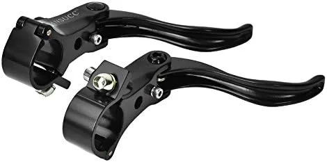 Vista 8 de Palancas de freno, 1 par de manijas de freno de disco de aleación de aluminio ligeras para manillares de freno de ciclismo para manillar de 0.94