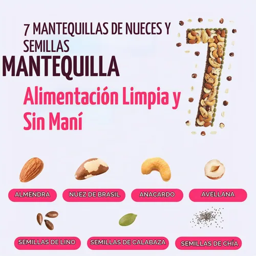 Vista 5 de Nuttzo Natural Power Fuel Seven - mantequilla de nueces y semillas