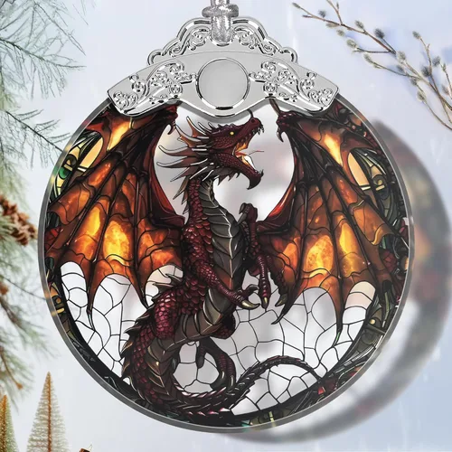Vista 13 de Ornamento de Hada de Vidrio Emplomado de Navidad - Decoración para el Hogar - Ideas de Regalos Navideños - Intercambio de Regalos - Hada Hermosa