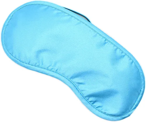 Vista 2 de Wild Essentials Snooz - Máscara para dormir suave y sedosa, color azul bebé