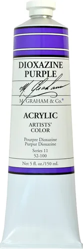 Vista 30 de M. Graham - Pintura acrílica de tubo de 2 onzas, carmesí Alizarin Alizarin Crimson