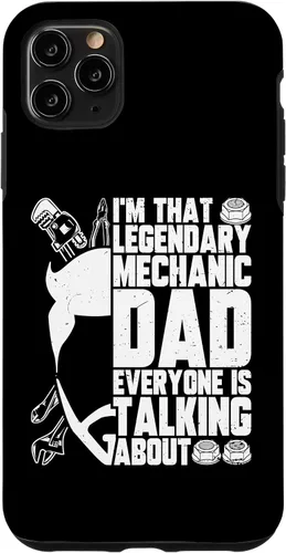 Vista 11 de Funda para iPhone 14 I'm That Legendary Mechanic Dad de todo el mundo está hablando
