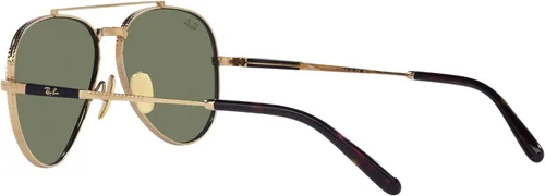 Vista 5 de Ray-Ban Rb8225 Aviator Titanium Pilot Sunglasses